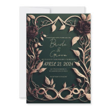 Luxueus Donkergroen en goud.