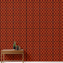 luxueus rood en goud geometrisch 2