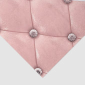 luxueus roos goudtufmonogram tissuepapier (Detail)