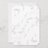 Luxueuse Faire-part de mariage en marbre (Dos)