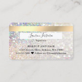 Luxueuse Parties scintillant Diamond Style carte d (Dos)