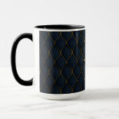 Luxueux arrière - plan aux formes dorées Mug (Gauche)
