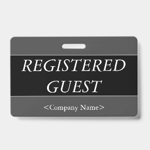 Luxueux Badge "INSCRIT"