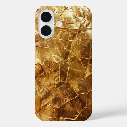 Luxueux coque iphone à huile d'or écrasé (Verso)