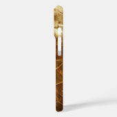 Luxueux coque iphone à huile d'or écrasé (Verso / Gauche)