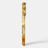 Luxueux coque iphone à huile d'or écrasé (Verso / Droite)