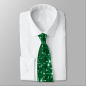 Luxueux Emerald Sparkle Cravate (Attaché)