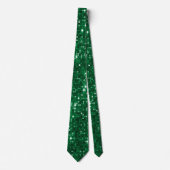 Luxueux Emerald Sparkle Cravate (Devant)