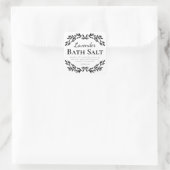 Luxueux Étiquettes de sel de bain blanc maison (Sac)