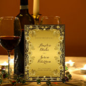 Luxueux Faire-part de mariage Regal Gold Frame