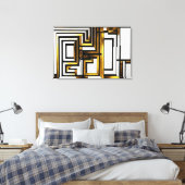 Luxueux Géométrique Déco Or Noir (Insitu(Chambre))