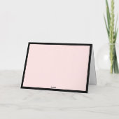 Luxueux Minimaliste Bordure Rose (Dos)