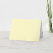 Luxueux Minimaliste Jaune Vide (Dos)