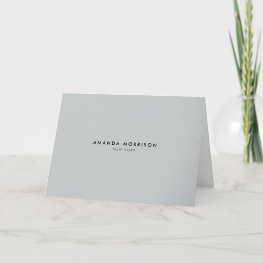 Luxueux Minimaliste Plaid Gris (Devant)
