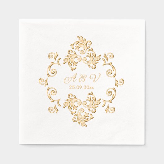 Luxueux Monogramme Art Nouveau (Recto)