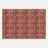 Luxueux Motif de papier numérique de Noël (Devant 3)