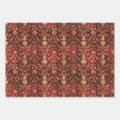 Luxueux Motif de papier numérique de Noël (Devant)