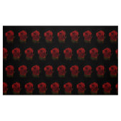 Luxueux tissu Floral Rose Rouge - Rose romantique (Fat Quarter)