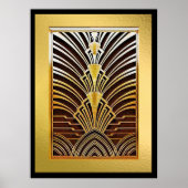 Luxueuze Art Deco Poster (Voorkant)