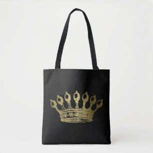 Luxueuze Esoteric Gold Crown Black Draagtas
