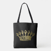 Luxueuze Esoteric Gold Crown Black Draagtas (Achterkant)