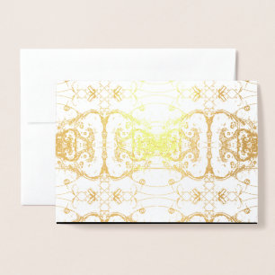 Luxueuze Golden Folie Abstract Modern Deco Kaarten