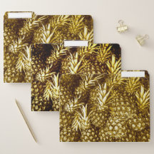Luxueuze gouden anananassen