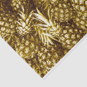 Luxueuze gouden anananassen tissuepapier (Detail)