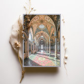 Luxueuze islamitische bruiloft moskee-geïnspireerd kaart