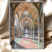 Luxueuze islamitische bruiloft moskee-geïnspireerd kaart