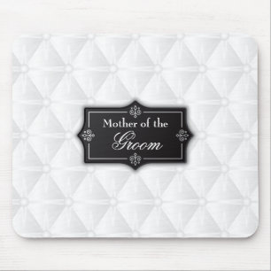 Luxueuze moeder van het Groom Wedding   Mousepad Muismat