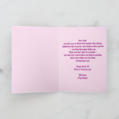 Luxueuze roze diamant bezaaid nummer Sweet 16 Kaart (Binnen)