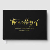 Luxuriant noir calligraphie Mariage à huile (Recto)