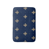 Luxurie Gold Fleur de Lis Pattern marine Badmat (Voorkant Verticaal)