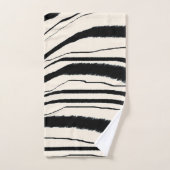 LUXURIEUZE EXOTISCHE ZEBRA DIERLIJKE AFDRUKBATH TO BAD HANDDOEK (Handdoek)