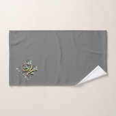 LUXURIEUZE MONOGRAM BAD HANDDOEK (Handdoek)