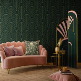 Luxurious Art Nouveau Peacock Design Kussen