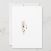 Luxurious Garden Floral Save the Date (Dos)