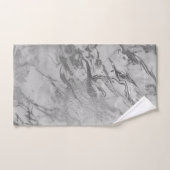 LUXURIOUS GRAY Silver HAMPTON TOWEL SET Bad Handdoek (Handdoek)