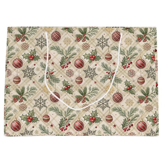 Luxurious Holiday Gift Bag Groot Cadeauzakje (Voorkant)