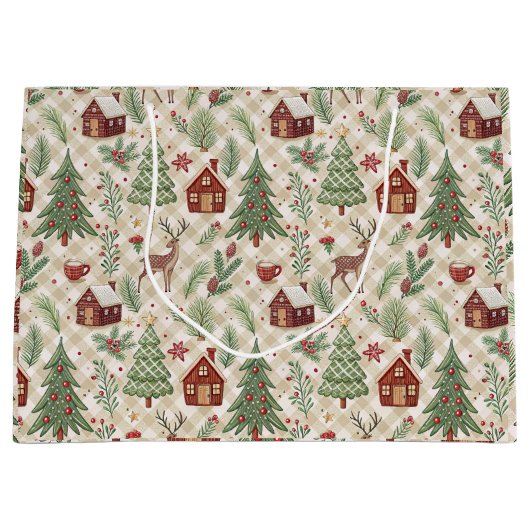 Luxurious Holiday Gift Bag Groot Cadeauzakje (Voorkant)