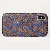 Luxurious Leopard and Zebra Print Pattern Case-Mate iPhone Case (Achterkant (horizontaal))