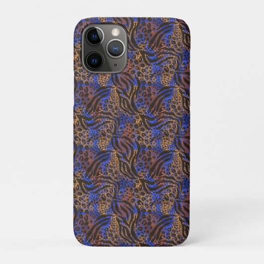 Luxurious Leopard and Zebra Print Pattern Case-Mate iPhone Case (Achterkant)