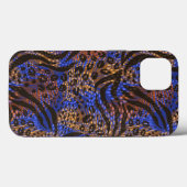 Luxurious Leopard and Zebra Print Pattern Case-Mate iPhone Case (Achterkant (horizontaal))