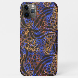 Luxurious Leopard and Zebra Print Pattern iPhone 11 Pro Max Hoesje