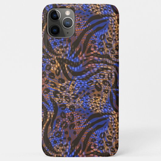 Luxurious Leopard and Zebra Print Pattern Case-Mate iPhone Case (Achterkant)