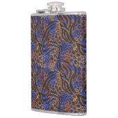 Luxurious Leopard and Zebra Print Pattern Heupfles (Links)