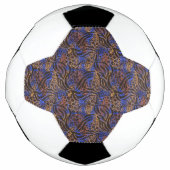 Luxurious Leopard and Zebra Print Pattern Voetbal (Voorkant)