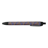 Luxurious Leopard and Zebra Print Pattern Zwarte Inkt Pen (Bodem)