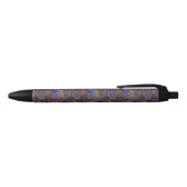 Luxurious Leopard and Zebra Print Pattern Zwarte Inkt Pen (Bovenkant)